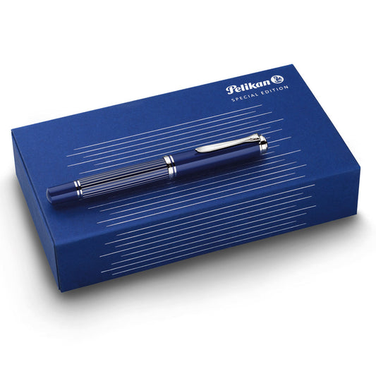 Pelikan - Stilografica 815 Metal Striped Blue