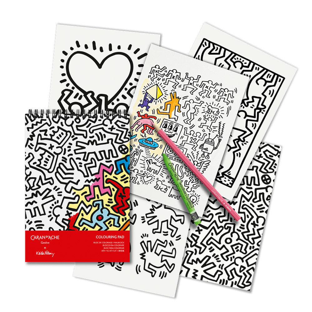 Caran d'Ache - accessori Keith Haring - Albo da colorare