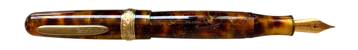 Penna stilografica Stipula Etruria Magnifica Miele Selvatico artigianale italiana