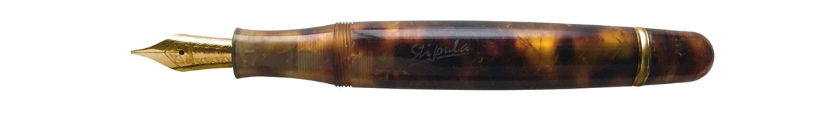 Penna stilografica Stipula Etruria Magnifica Miele Selvatico artigianale italiana